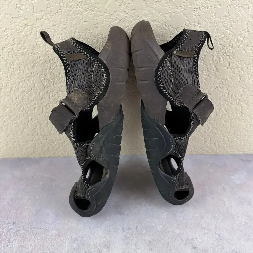 Crocs Mens Swiftwater Mesh Fisherman Deck Sandals 15041 Brow nSize 10